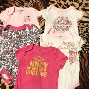 🌸🌺Juicy Couture - 5 Bodysuits 🌸🌺